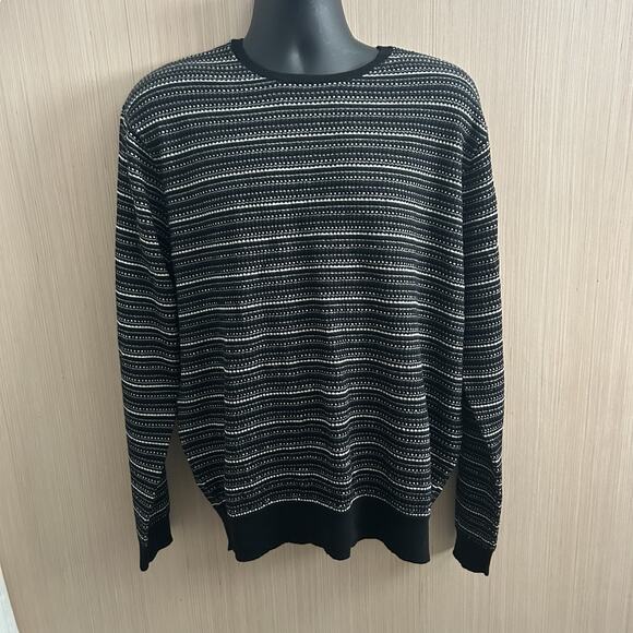 Polo Golf Ralph Lauren XL Men’s Sweater 100% Merino Wool Italian Thread Black - Picture 1 of 7